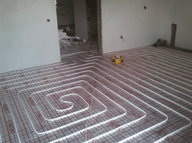 Монтаж водяного теплого пола