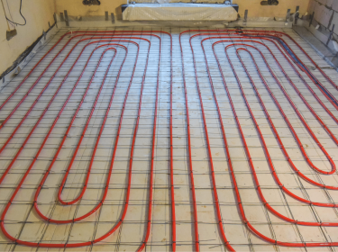 Монтаж водяного теплого пола